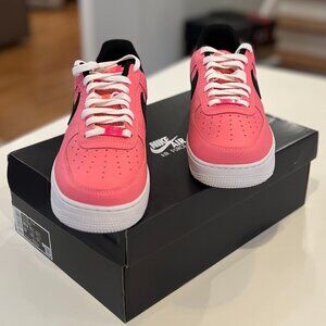 Nike Air Force 1 '07 LV8 - Men’s 10.5 / Women’s 12 - Pink Gaze/Black-White